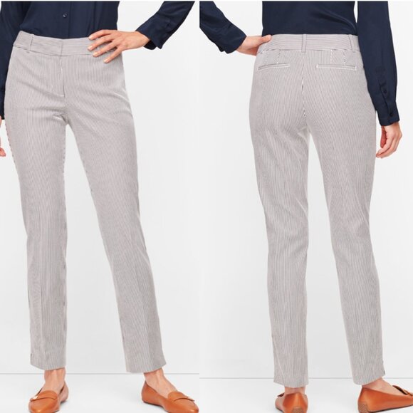 Talbots Hampshire Ankle Stripe Pants sz6 - Picture 1 of 14